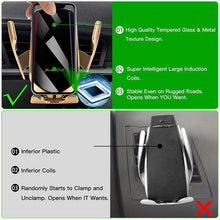 Load image into Gallery viewer, Wireless Charger Car Mount, Automatic Clamping, 10W / 7.5W Fast Charging