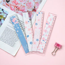 Load image into Gallery viewer, 15cm card cute cherry plastic ruler