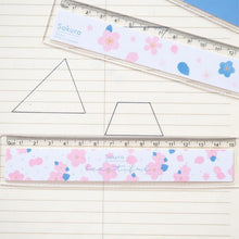 Load image into Gallery viewer, 15cm card cute cherry plastic ruler