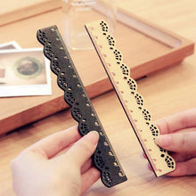 Load image into Gallery viewer, Retro creative fashion wooden ruler