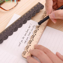 Load image into Gallery viewer, Retro creative fashion wooden ruler