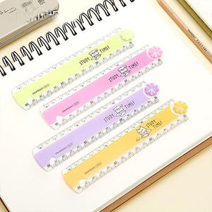 30CM cute color folding multi-function ruler