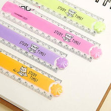 Load image into Gallery viewer, 30CM cute color folding multi-function ruler