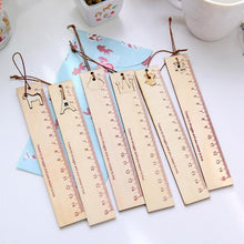 Load image into Gallery viewer, Cute cartoon animal crown pendant wooden ruler