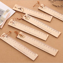 Load image into Gallery viewer, Cute cartoon animal crown pendant wooden ruler