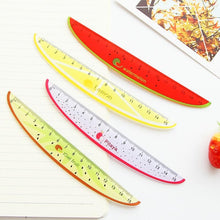 Load image into Gallery viewer, 15cm cute kawaii fruit plastic ruler