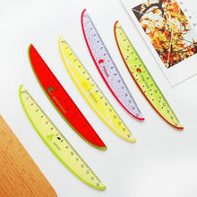 Load image into Gallery viewer, 15cm cute kawaii fruit plastic ruler