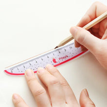 Load image into Gallery viewer, 15cm cute kawaii fruit plastic ruler